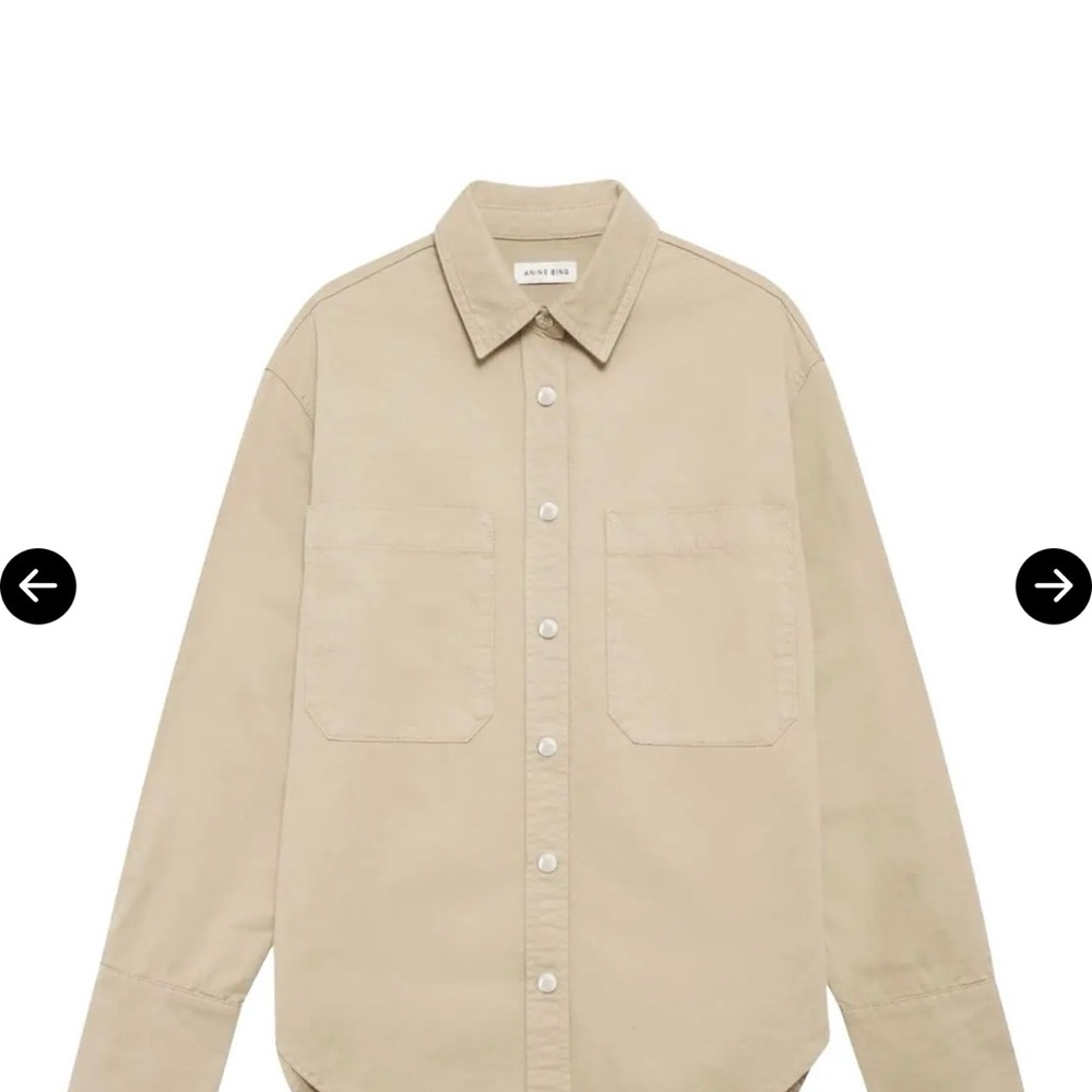 Anine Bing Dante Button-Up Shirt